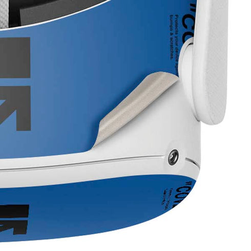 Black and Blue Arrows Oculus Quest 2 Skin